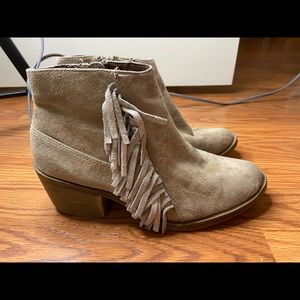 target fringe ankle boots